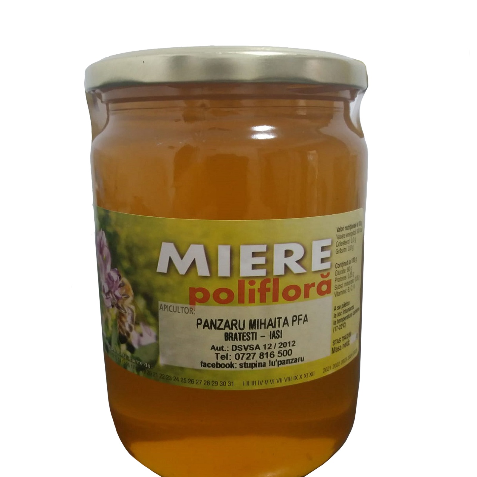 Miere Naturala Poliflora Iasi (29.08 livrare)
